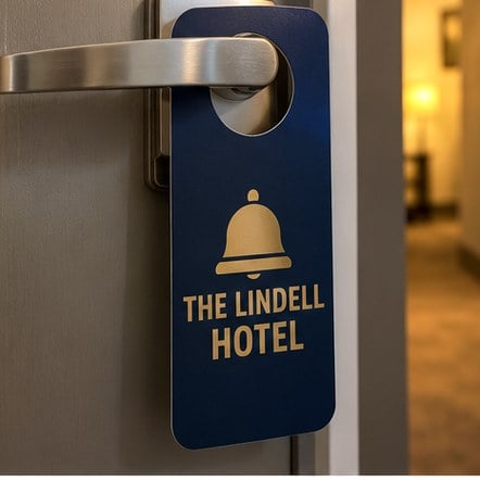 Custom Hotel Do Not Disturb Signs